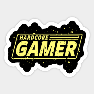 GAMING - GAMER - HARDCORE GAMER Sticker